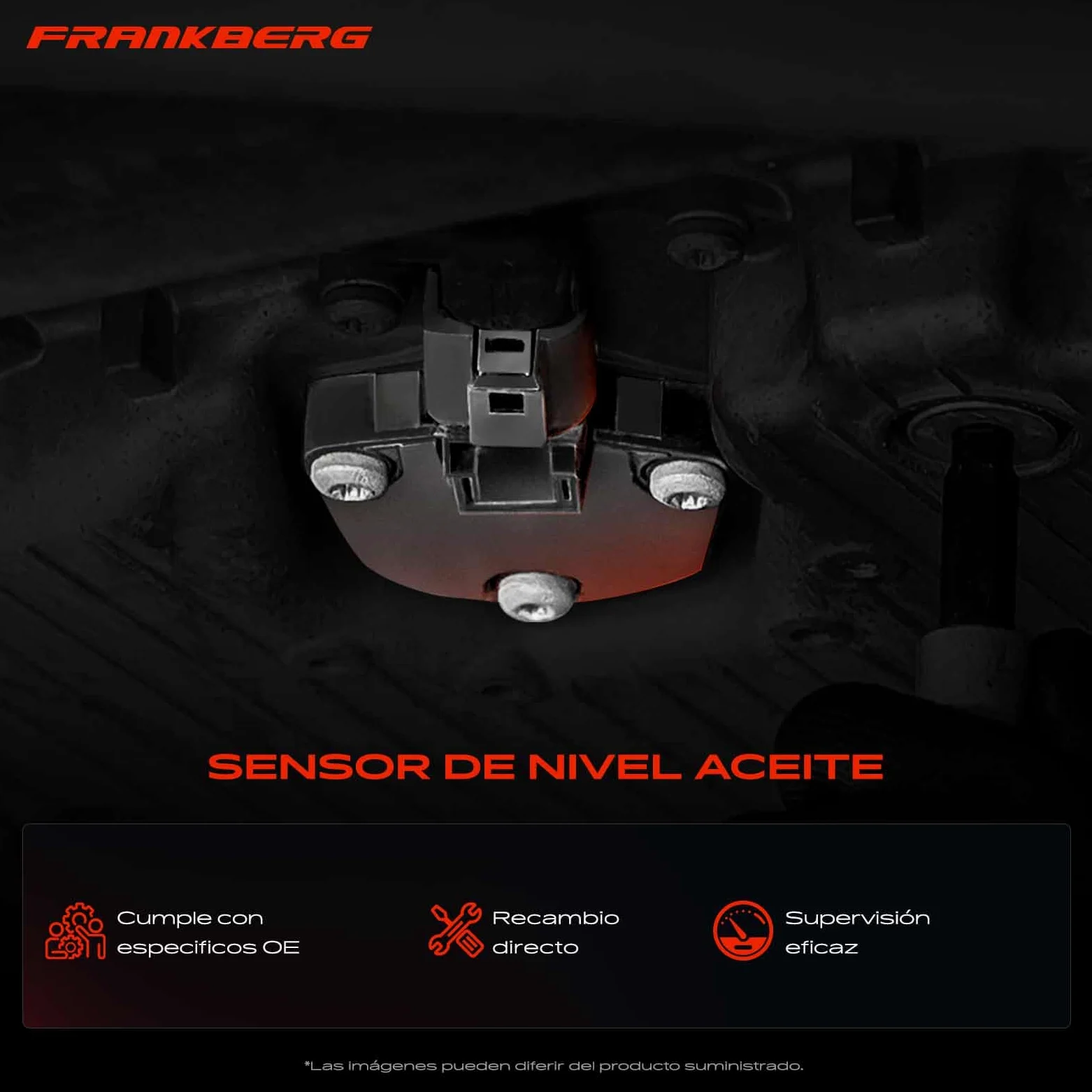 Frankberg Sensor de nivel de aceite diésel 0009050401 | Compatible con: Autobús Vito W639, Viano W639, Sprinter 35-T Caja B906, Clase G W461, Sprinter 5-T plataforma/chasis B906