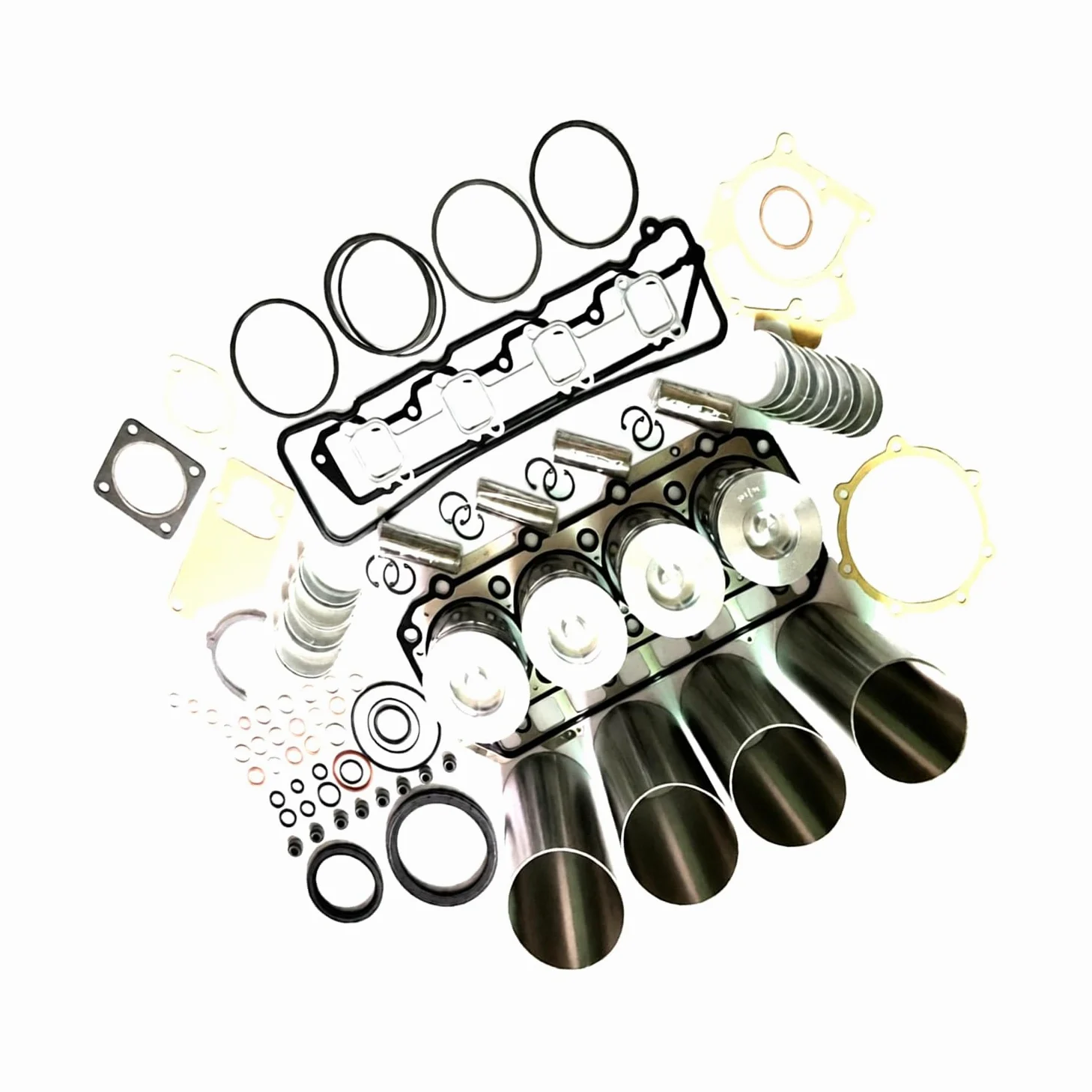 Kit de reconstrucción YN129906-22080 729900-02800 129900-23600 compatible con motor Yanmar 4TNV94L-RZJQ 4TNV94CHT compatible con John Deere Tractor JD1520