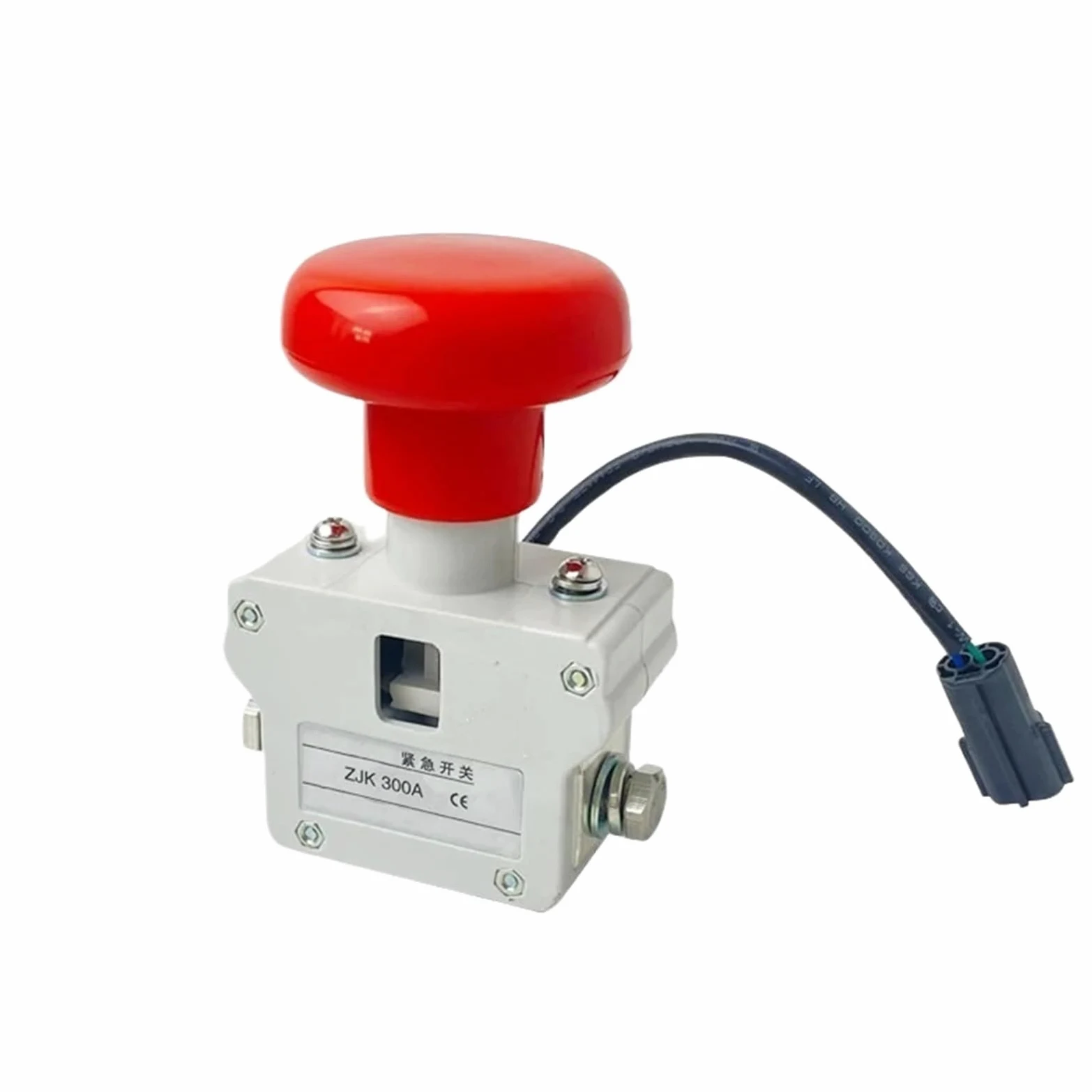 Interruptor de botón eléctrico de la seta de la parada de emergencia de la alimentación de DC de la carretilla elevadora de apilamiento de la plataforma eléctrica ZJK300A
