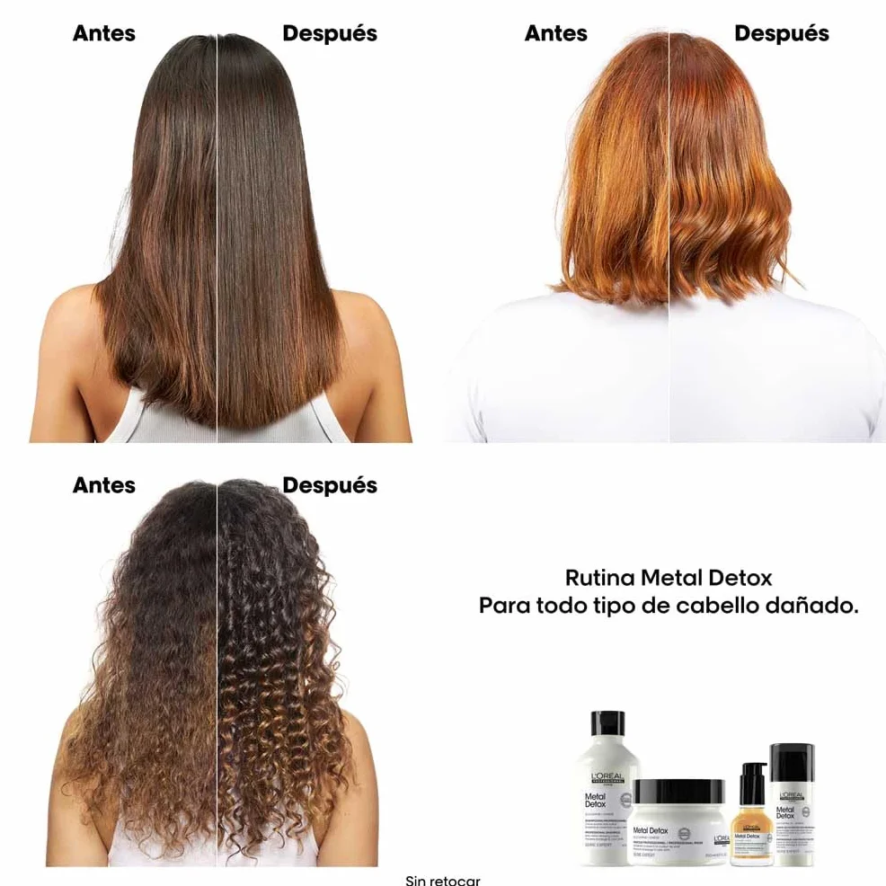 L'Oréal Professionnel Metal Detox Aceite Concentrado Protector Térmico Anti-Rotura 50 ml