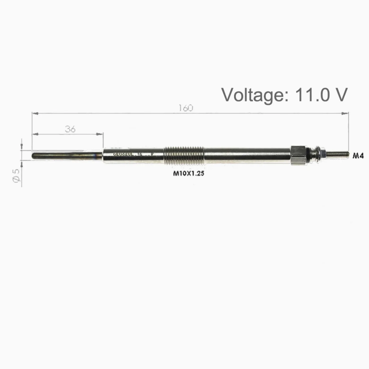 Bujías de precalentamiento Compatible Con Toyota Para Yaris Para Verso 2001-2005 Precalentador Precalentamiento Bujía Incandescente Combustible Motor