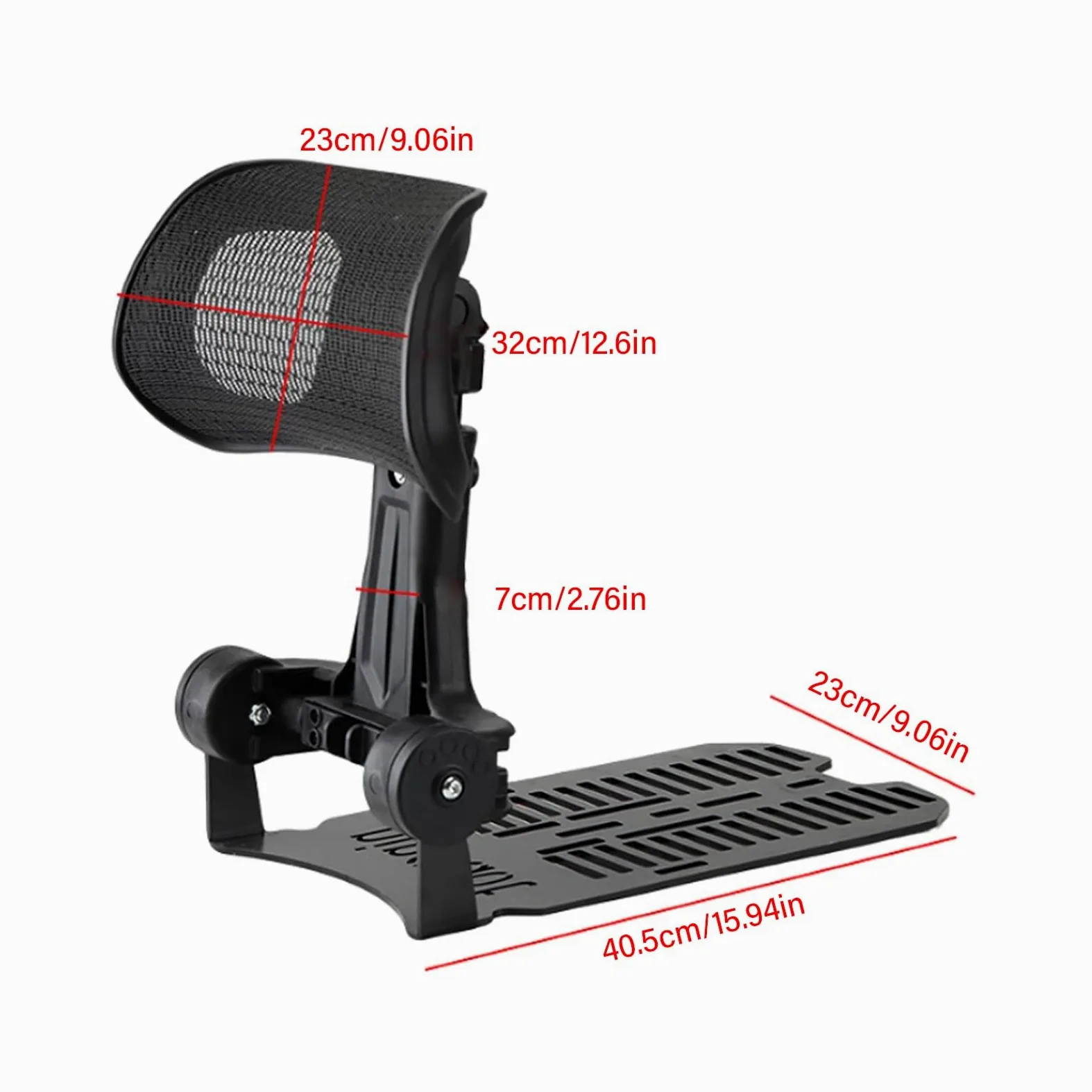 Cojín de Soporte de Cintura Trasera para Motocicleta, Soporte Lumbar Ajustable, cojín de Cintura para Asiento Trasero para Scooter eléctrico No9, Respaldo Multiusos para Conductor y Pasajero