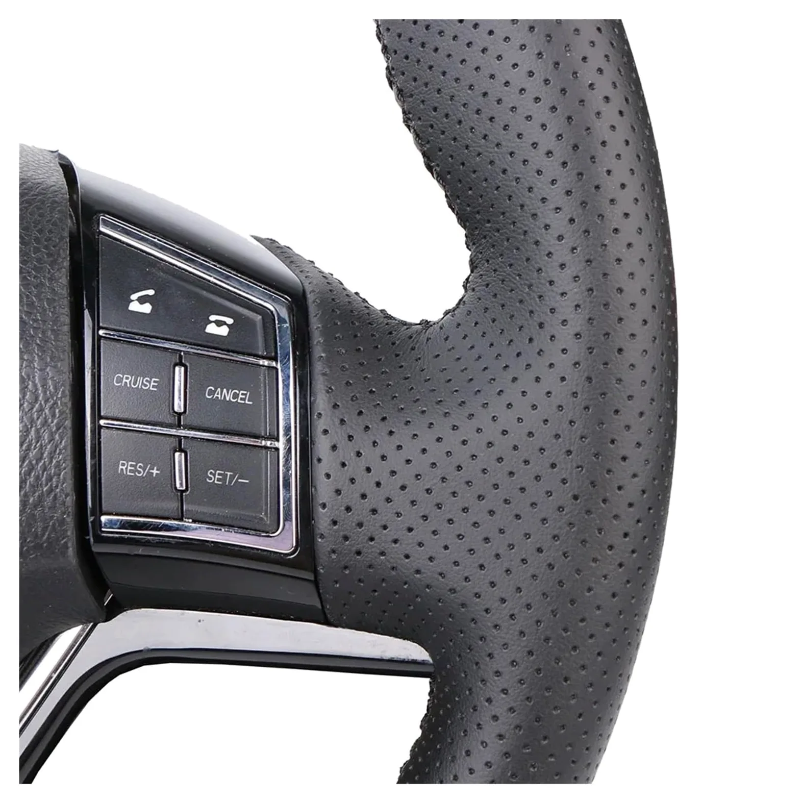 Cubierta Volante Coche Funda Volante Coche para Chevrolet para Cruze para Malibu para Sail para Spark para Captiva para Equinox para Trax para Tracker para Aveo para Lova Funda Volante Coche(Negro)