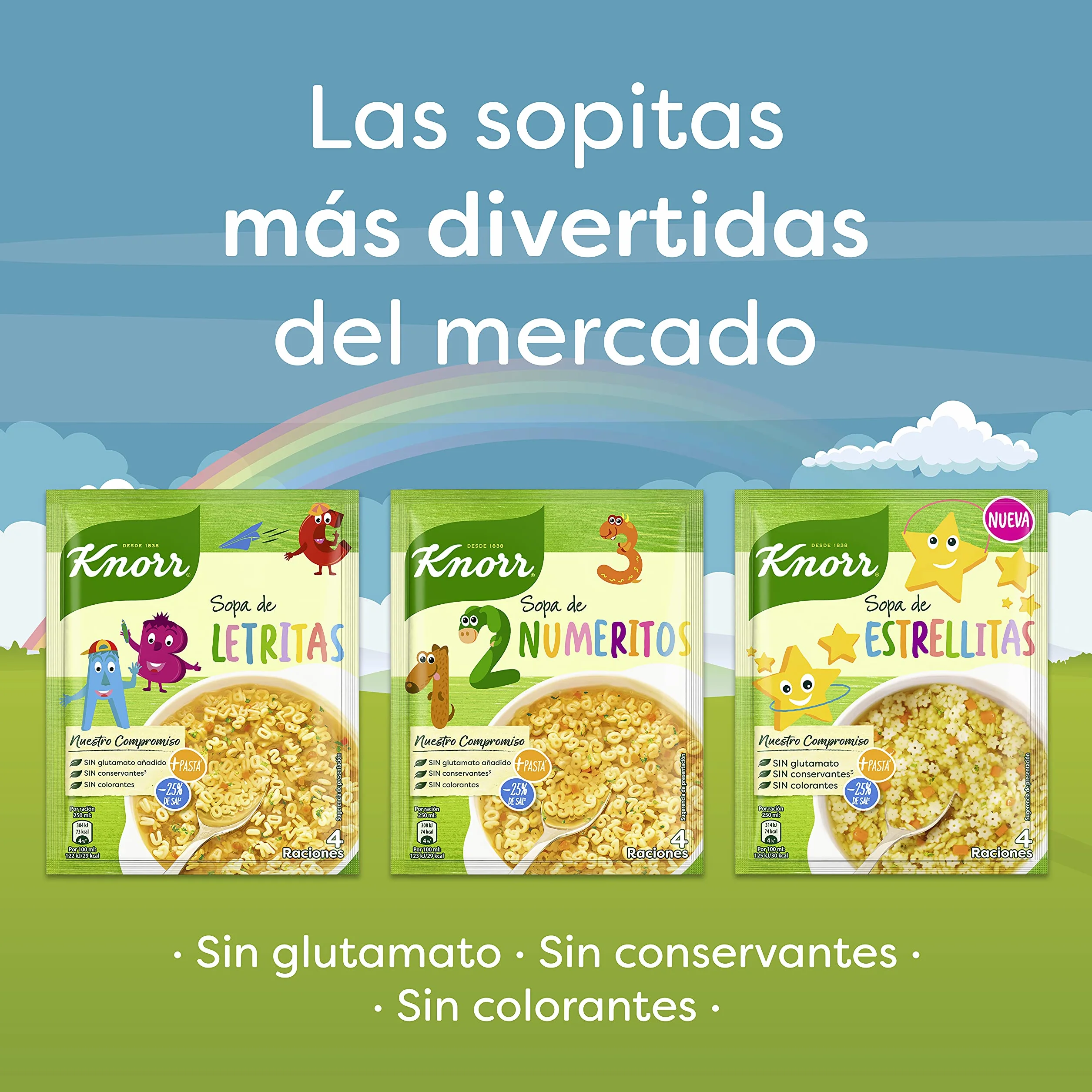 Knorr Sopa Deshidratada de Letritas 82g