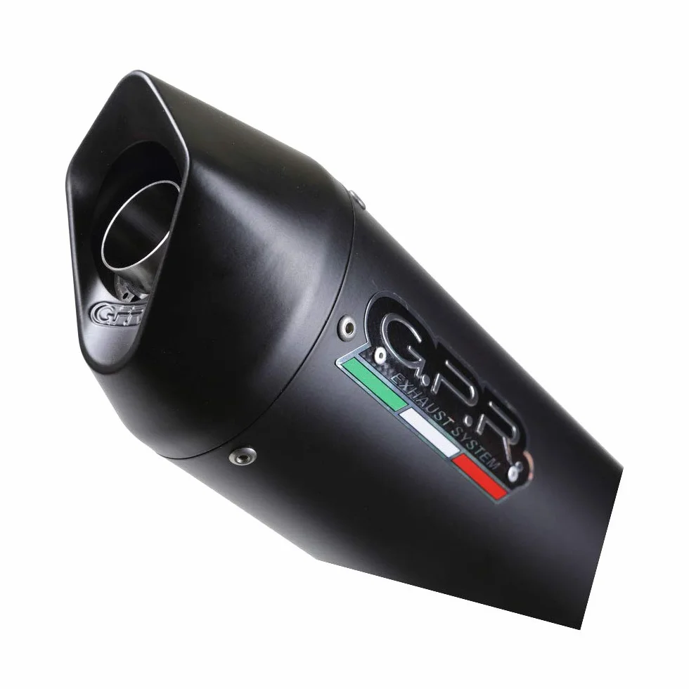 GPR Tubo de escape compatible Peugeot Satelis 125 4V 2006/2012 Furore negro