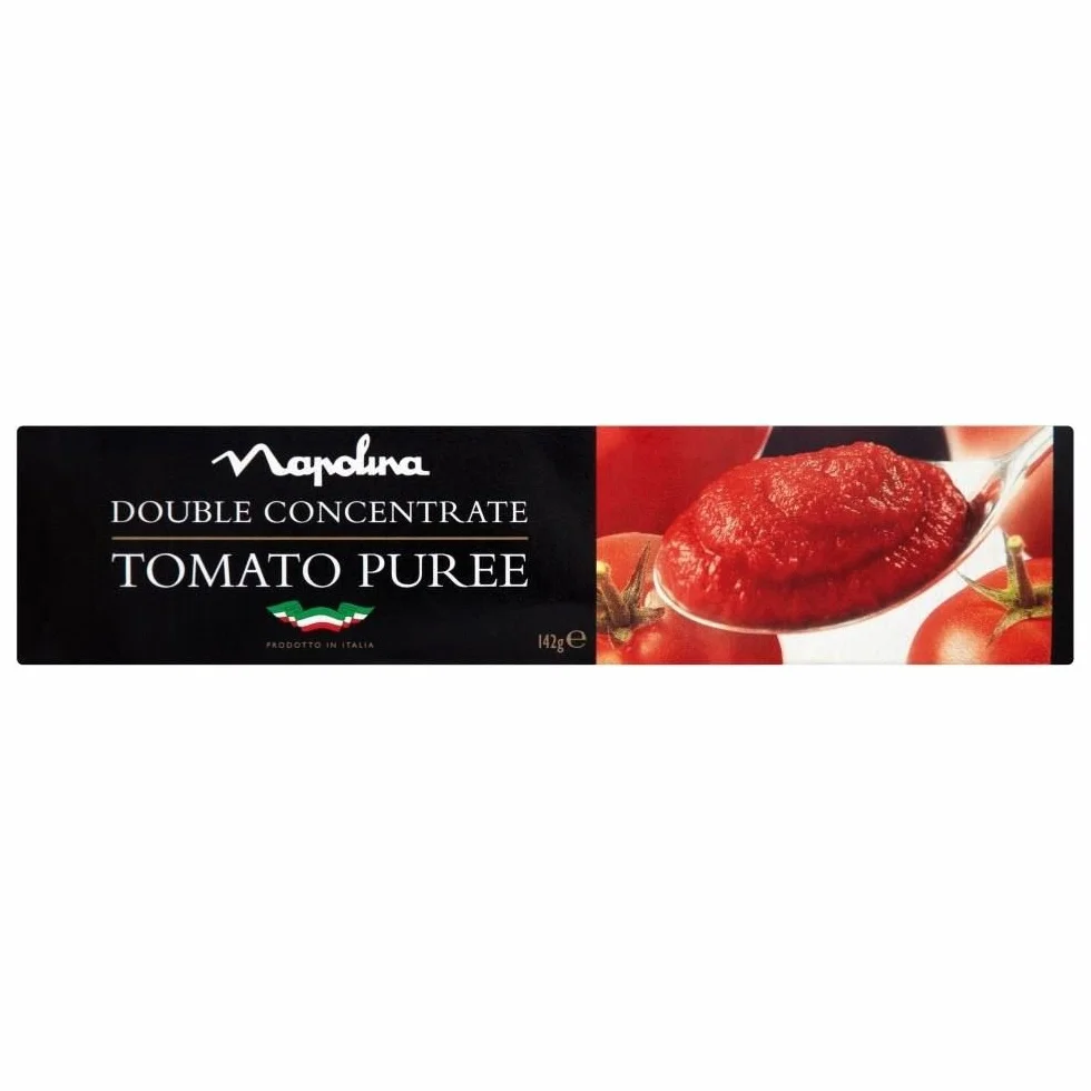 Napolina Puré de Tomate Tubo 142g Paquete de 6