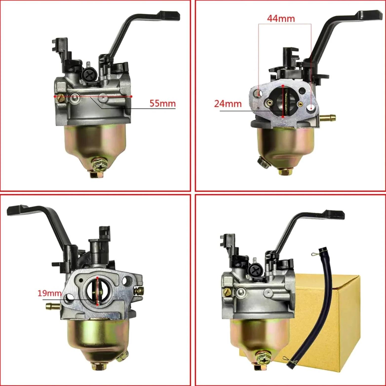 Carburador for generador de gasolina 168F, 170F (1 unidad)
