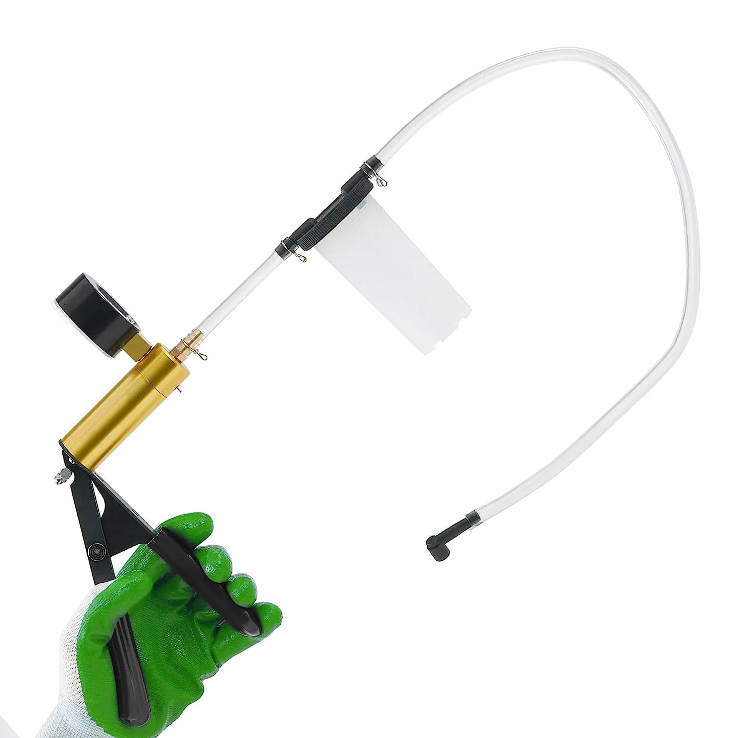 Bomba para liquido de frenos. Vacuometro, sangrador de frenos y comprobador de vacio PURGADOR DE FRENOS por bomba de vacio manual