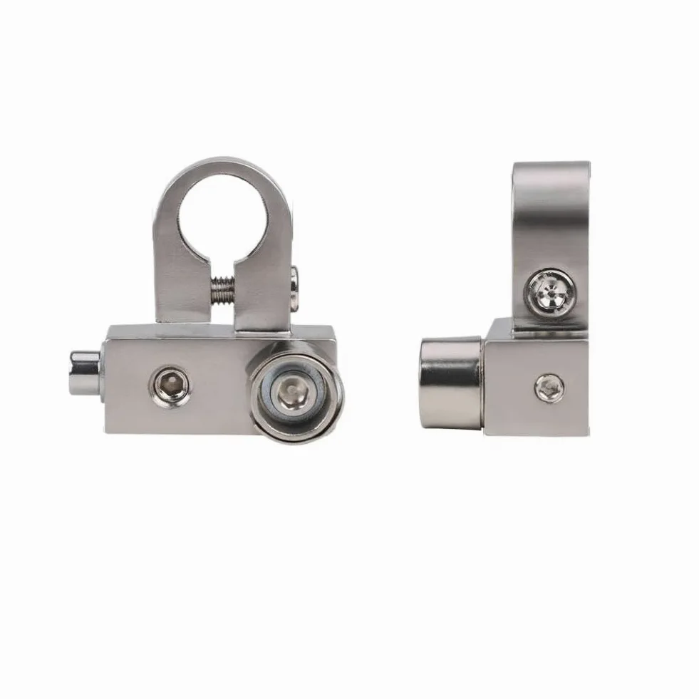 Terminal lateral de latón macizo con collar adaptador para cables de 0, 2, 4 y 8 AWG