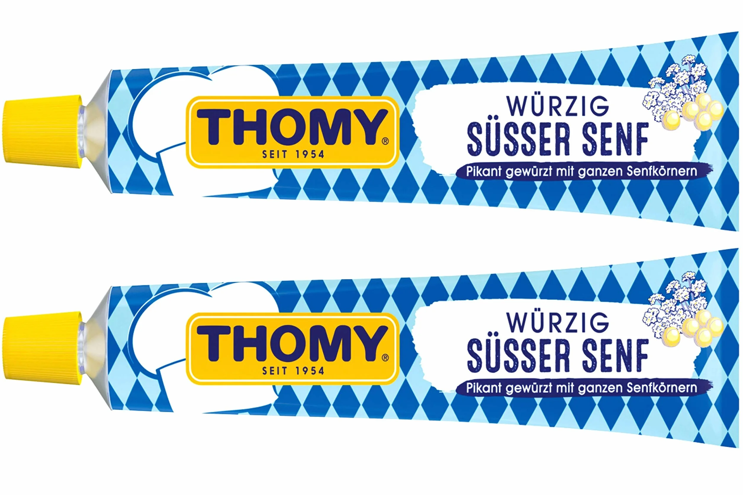 Thomy Sweet & Spicy Mustard Wurzig Susser Senf 200 ml 2 unidades