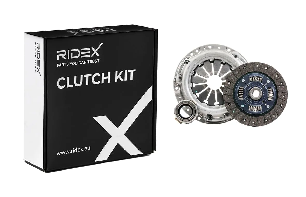 RIDEX 479C0310 Kit de embrague con placa de apriete de embrague con plato de embrague con cojinete de desembrague Compatible con SUZUKI SJ 413 OS