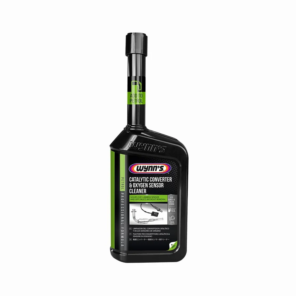 Limpiador Wynn's 1831087 25692 para catalizadores y sensores de oxígeno para gasolina, negro