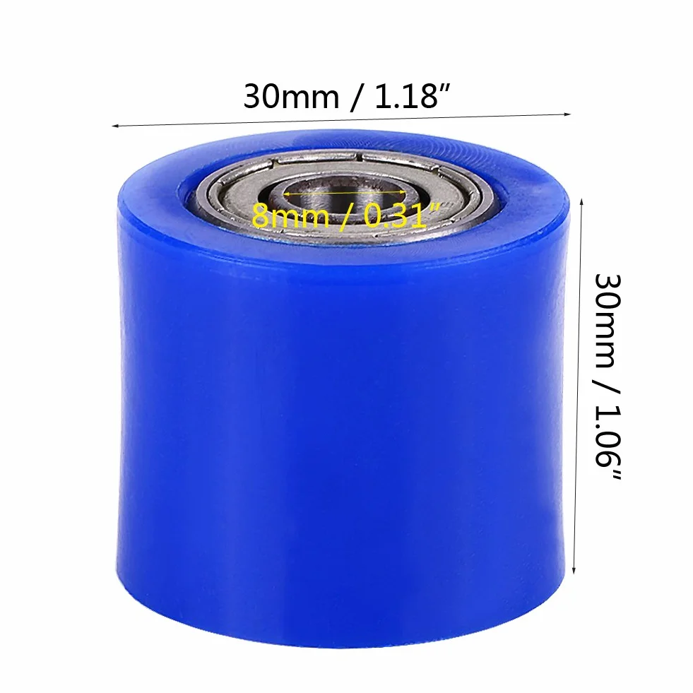 Guía Para Cadena Universal De 8mm Rueda Tensora Y Polea Rodillo Para Motocicleta Bike Enduro Reemplazo Directo Y Fácil Instalación