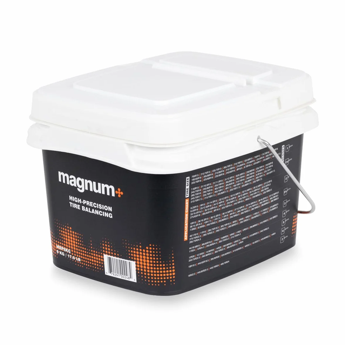 Magnum+ Tire Balancing Beads – 17.6 LB (8 kg) Bulk Tub | Dynamic Internal Balancing for Truck, Off-Road & Heavy-Duty Tires | Reusable, Eco-Friendly Glass Beads