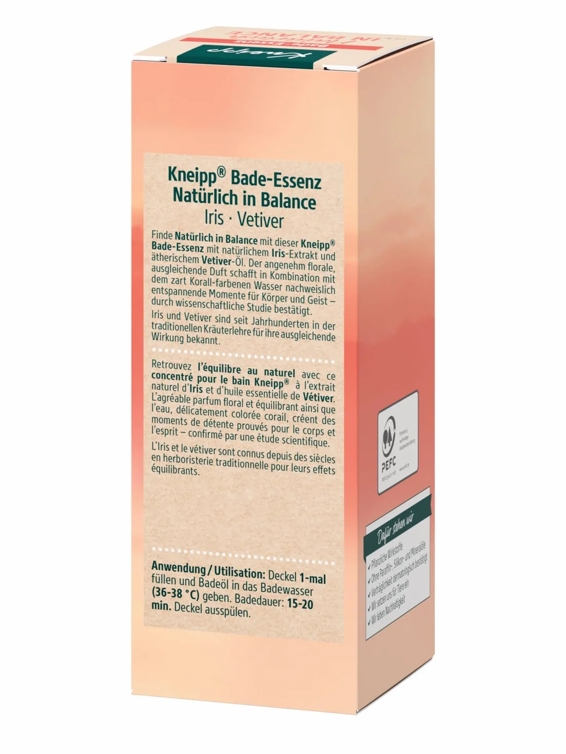 Kneipp Aceite de baño natural en equilibrio Rhodiola Rosea 100 ml