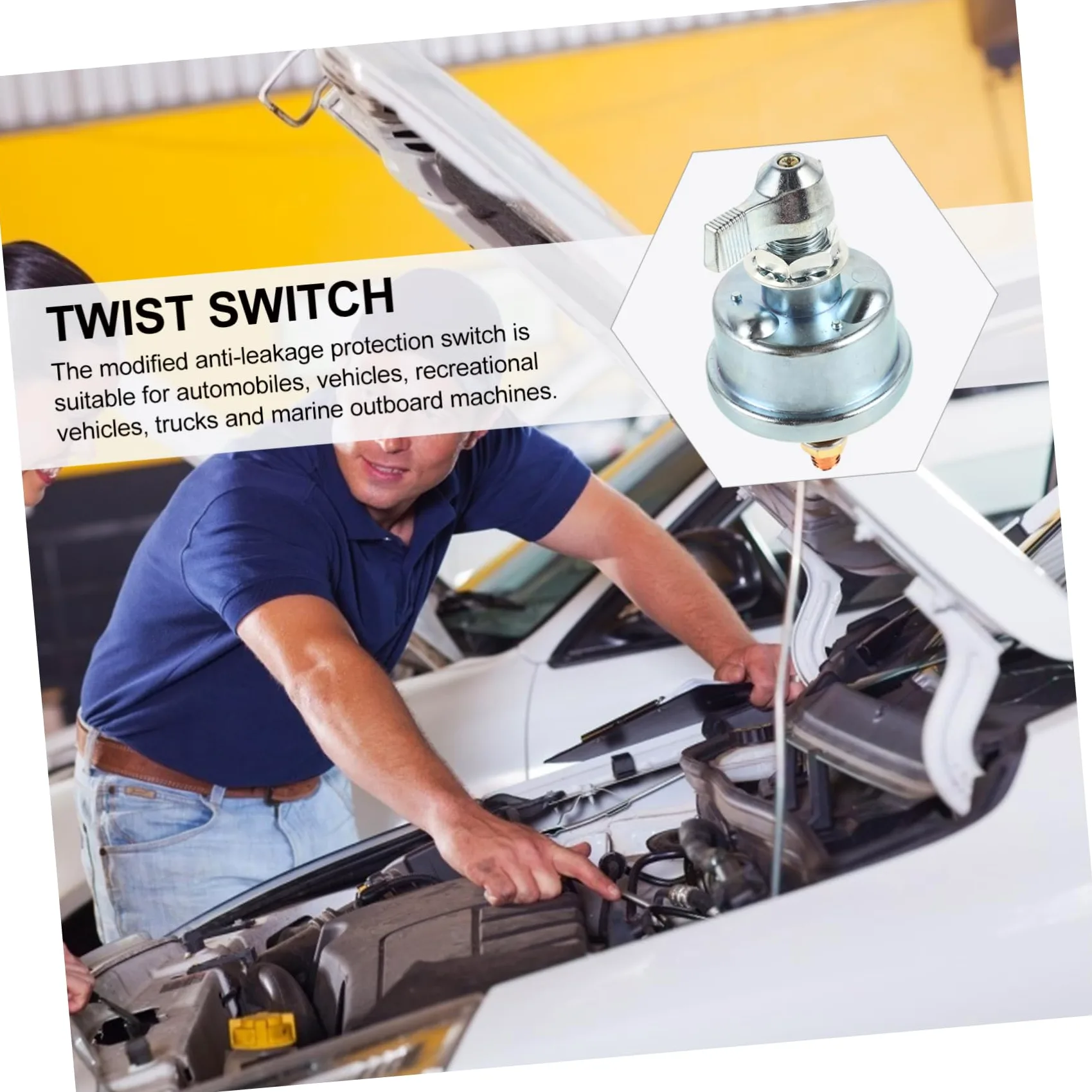 3piezas Interruptor De Desconexión De Batería Para Automóviles Rv y Aislador De Batería Protección Compatible Borda y Vehículos Recreativos