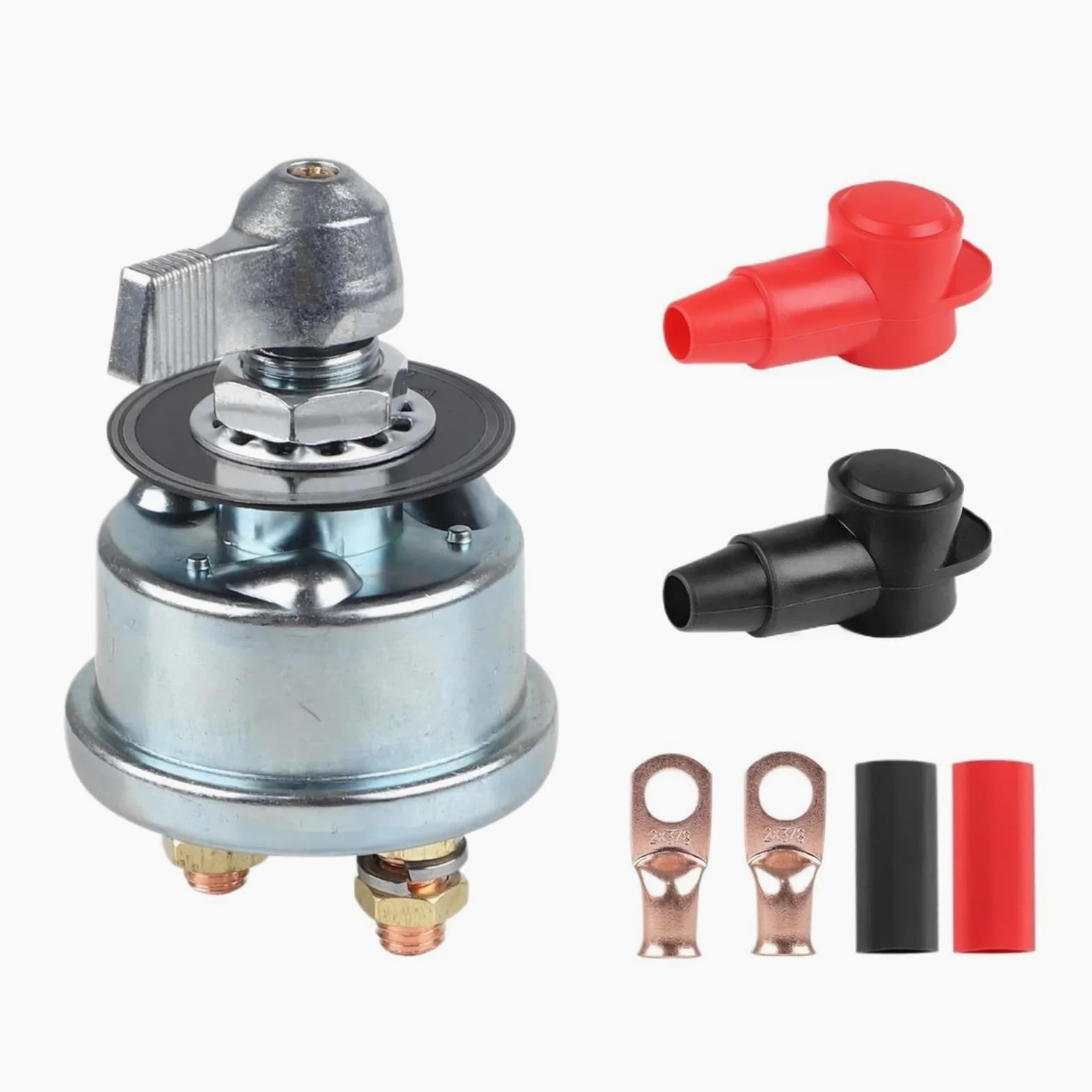 Kit de interruptor de apagado, aislador de corte de energía de batería de alta corriente, 250A, 12V-48V