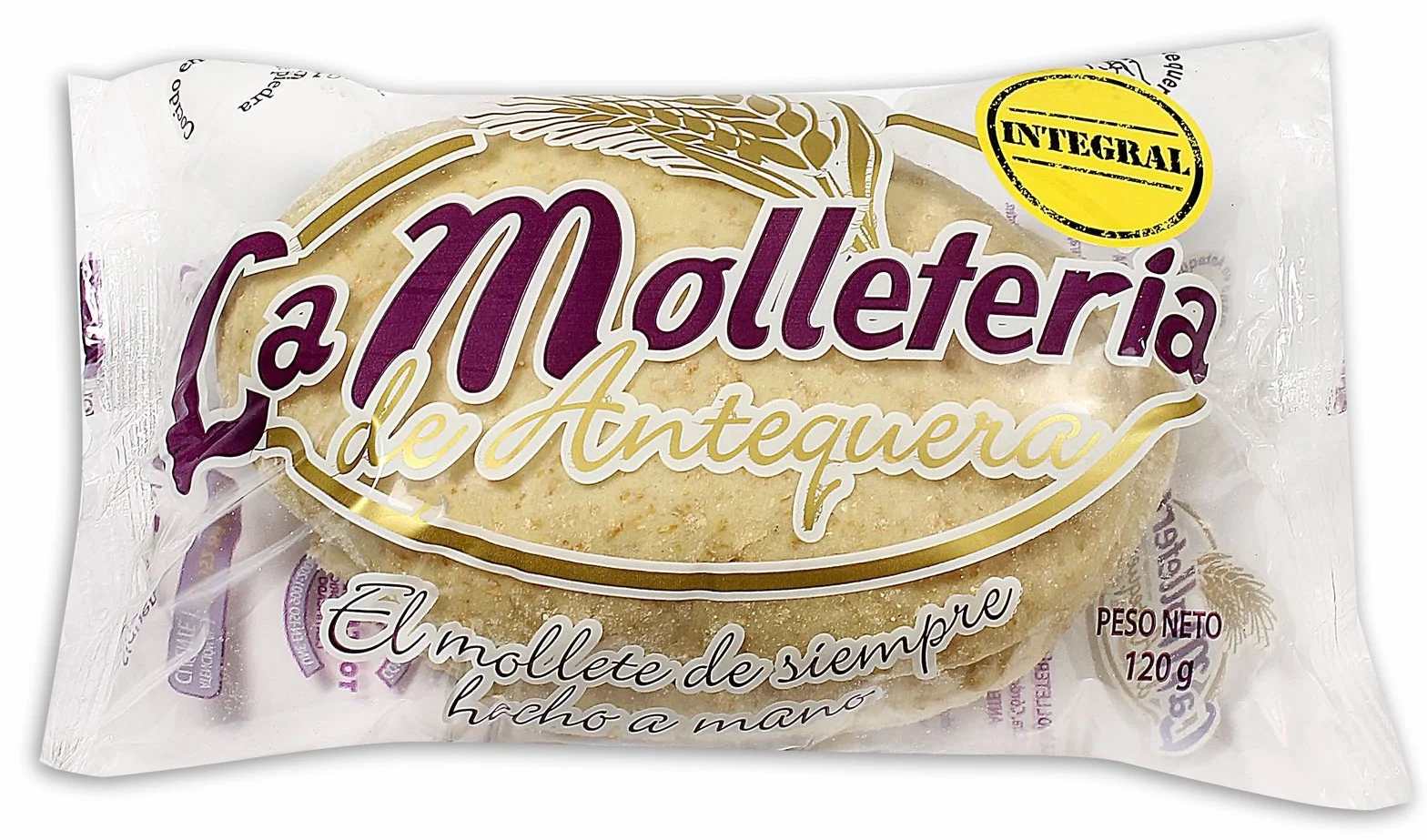 Mollete Mediano con Salvado 60g