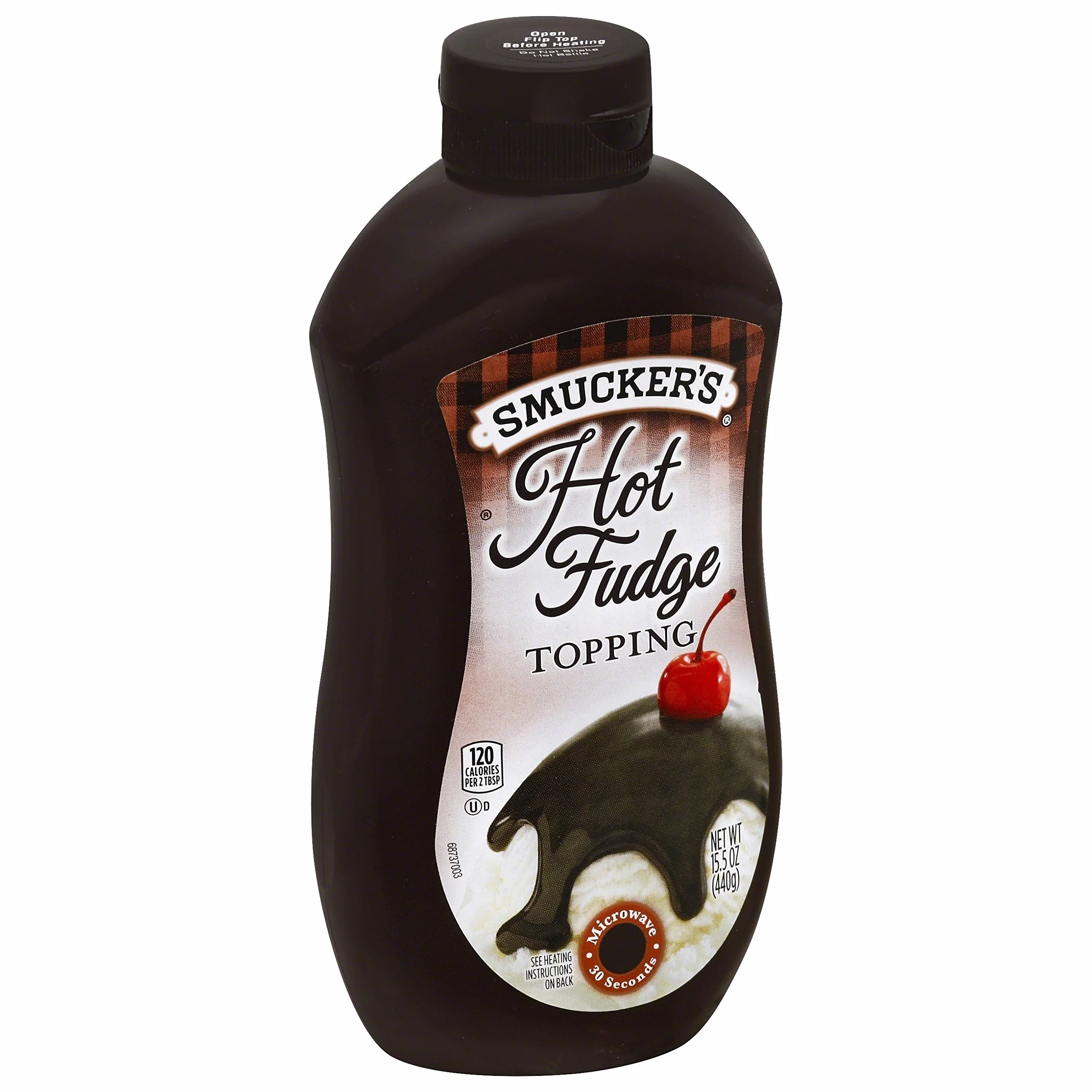 Smucker's Cubierta de dulce caliente apta para microondas, 15.5 onzas