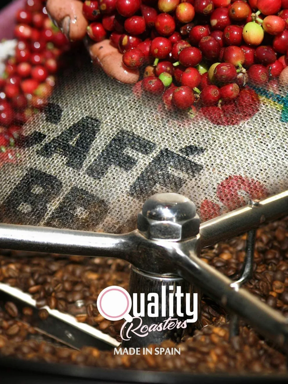 Café en grano natural 100% Arábica Origen único Brasil Tostado artesanal Tueste medio 1 kg
