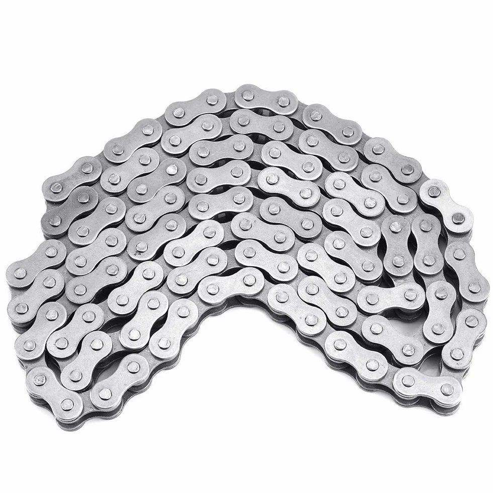 Yctze para cadena bicimoto cadena bicimoto Cadena de motor 415-110L Cadena de eslabones de motor de acero inoxidable 415H cadena bugie reemplazo para bicicleta motorizada
