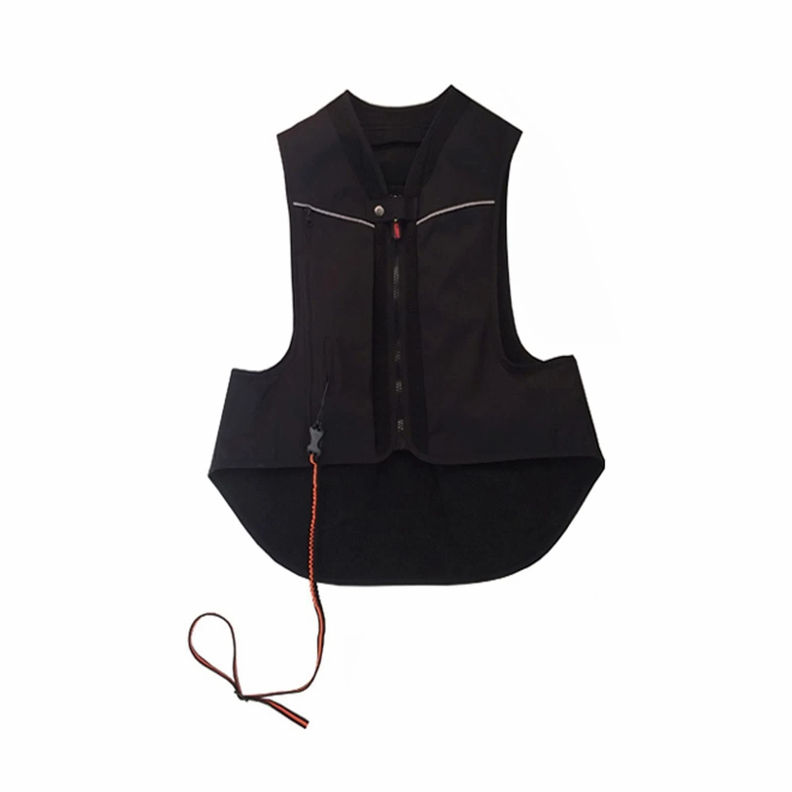 Chaleco Airbag Moto Chaleco Hinchable Motocross Malla Transpirable 3D, Múltiples Bolsas De Aire Chamarra Reflectante Con Cierre