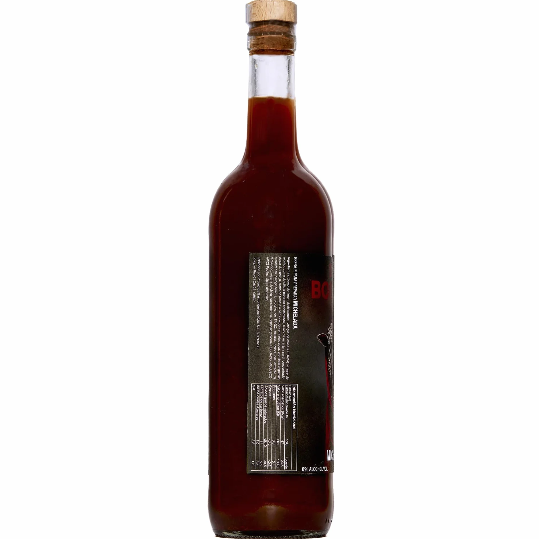 Michelada Doña Borrego 750ml Mix Artesanal Listo para Servir Bebida Mexicana 13-15 Raciones