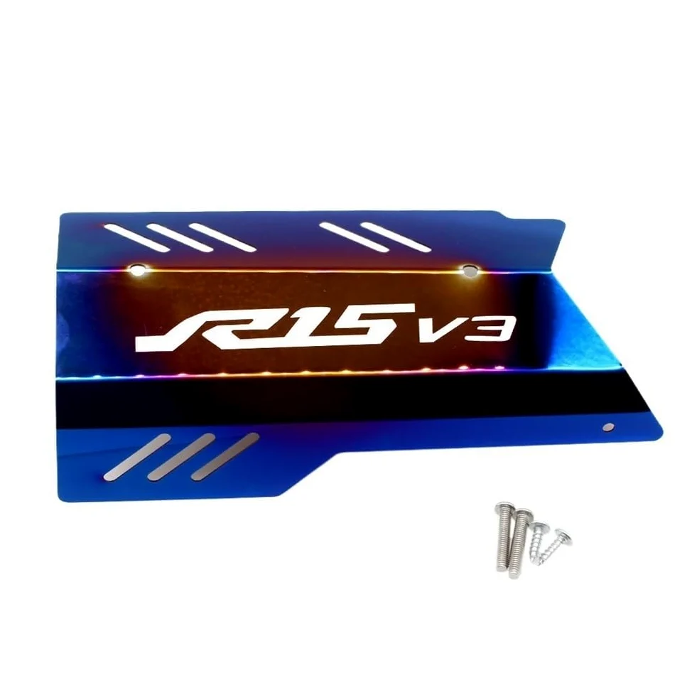 Deflectores Calor Escape para Y&amaha R15V3 R15 V3 Motocicleta Tubo De Escape Silenciador Protección Cubierta De Protección Térmica Accesorios Protectores