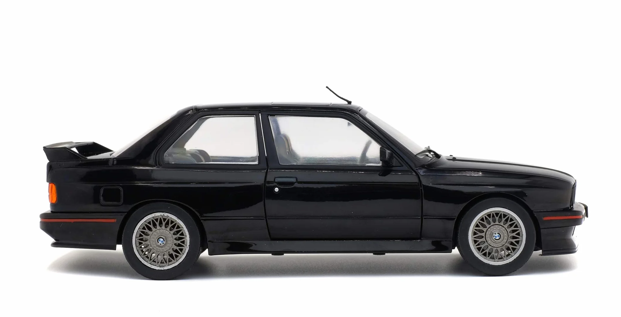 Solido- BMW – M3 E30 – 1990 Aucun Coche en Miniatura de colección, Color Negro, Talla única (S1801501)