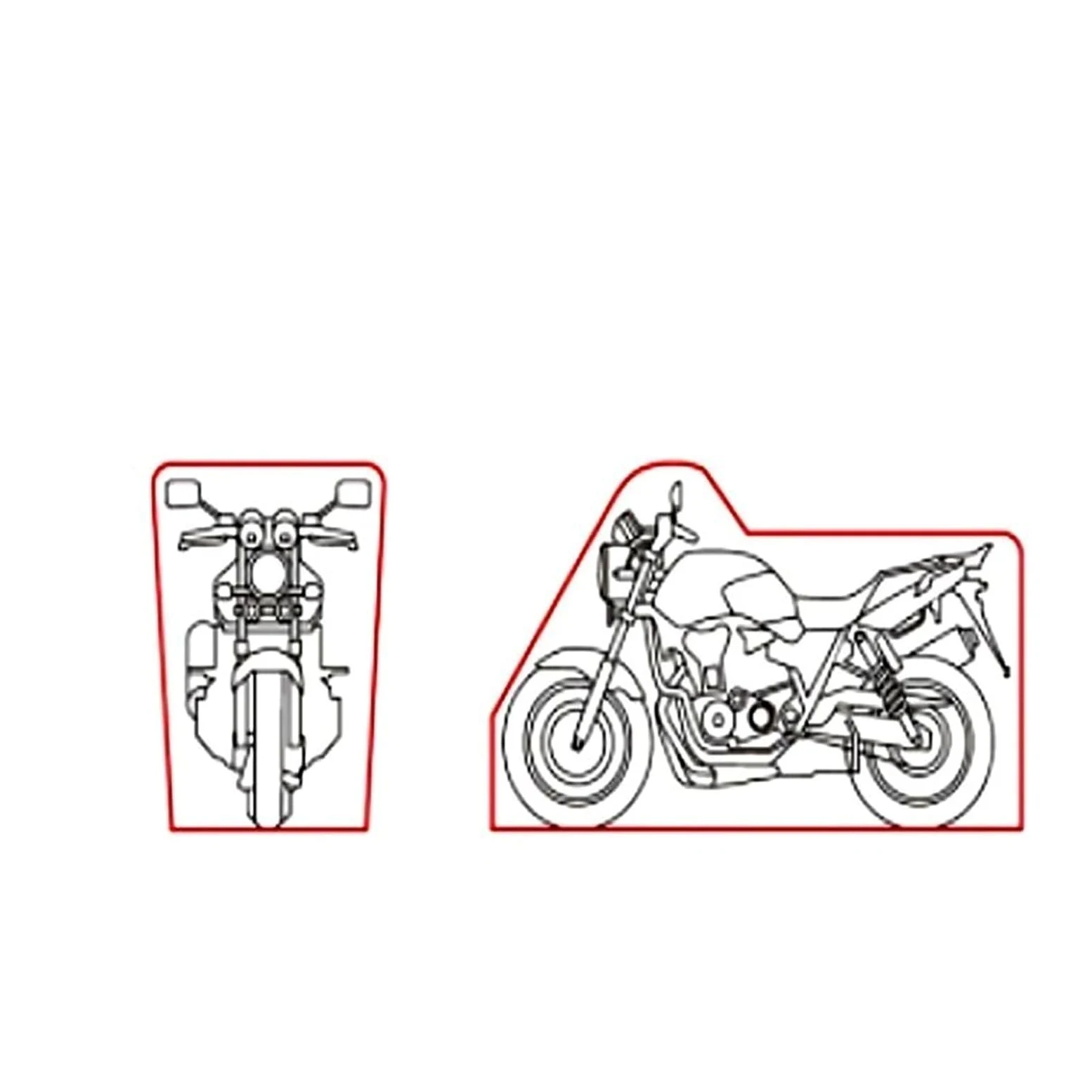 Funda Impermeable Motocicleta para ADV 350 con Bandas Reflectantes, Orificios para Candado Y Bolsa De Almacenamiento