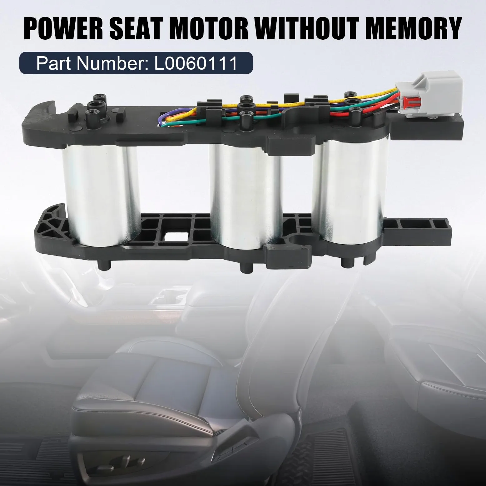 Motor de asiento eléctrico de 6 u 8 vías sin memoria compatible con Chevy Silverado Suburban Tahoe Avalanche GMC Sierra Yukon Cadillac Escalade 2007-2014 Reemplaza # L0060111