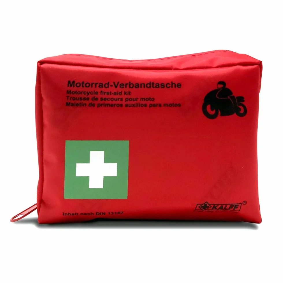 Kit de Primeros Auxilios para Motocicletas Homologado DIN 13167