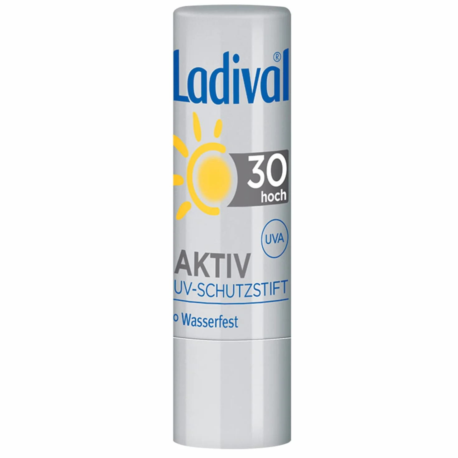 Ladival Lápiz protector UV activo SPF 30 – Cuidado de labios con protección solar UVA y UV-B – 4,8 g