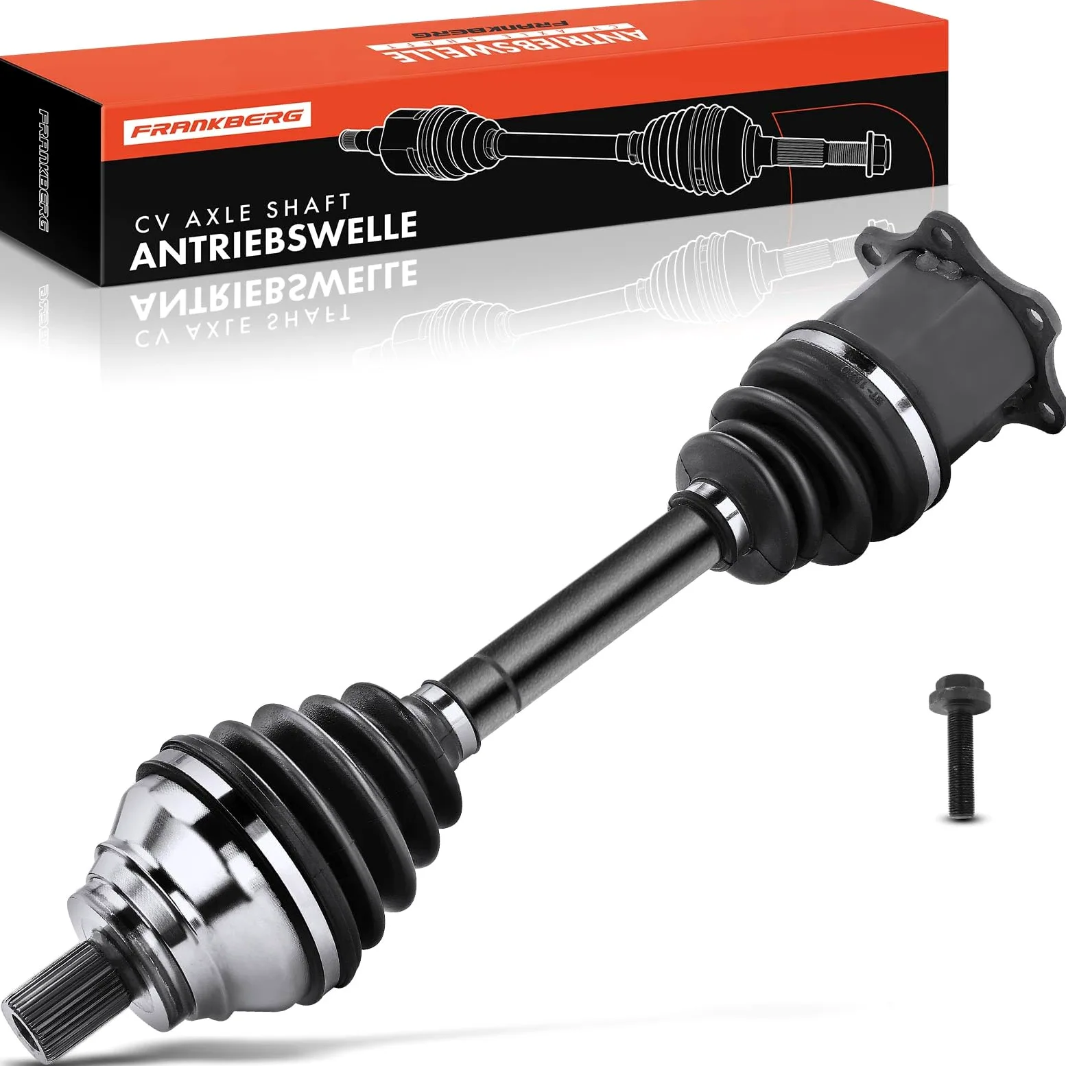 Frankberg Eje de transmisión semieje eje delantero izquierdo 1K0407271FB | transmisión automática; Compatible con: Altea XL 5P5 5P8, Limusina A3 8VM 8VS, A3 8V1 8VK, O.c.t.a.v.i.a III 5E3 NL3 NR3