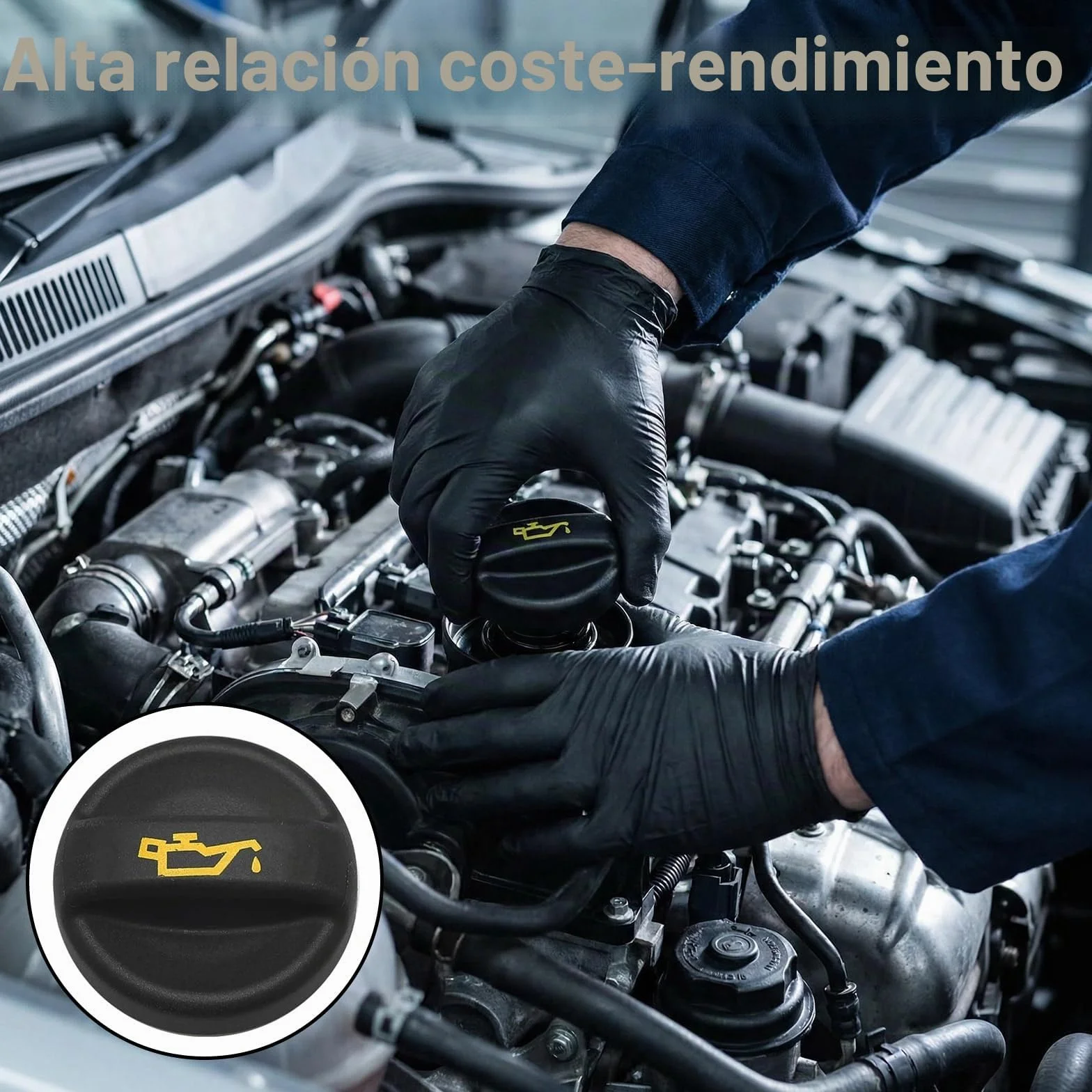 Tapón De Llenado De Aceite De Motor De Alta Calidad - Compatible Con Citroën C2, C3, C4, Xsara Y Peugeot 207, 208, 301, 308, 508, 2008, 3008, 5008, Durabilidad Óptima