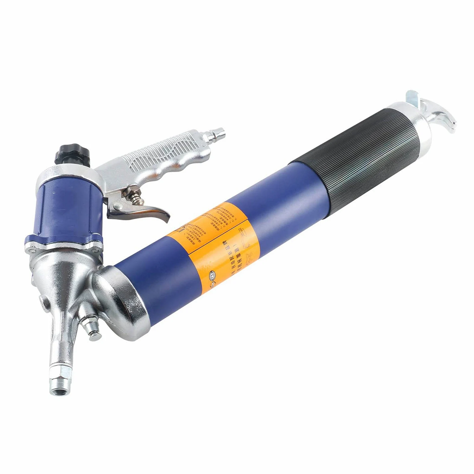 Pistola de engrase Herramientas de Mano de la Grasa neumática de 600cc de Aire, for la Grasa del compresor y la Manguera selladora Fácil Almacenamiento y Transporte.
