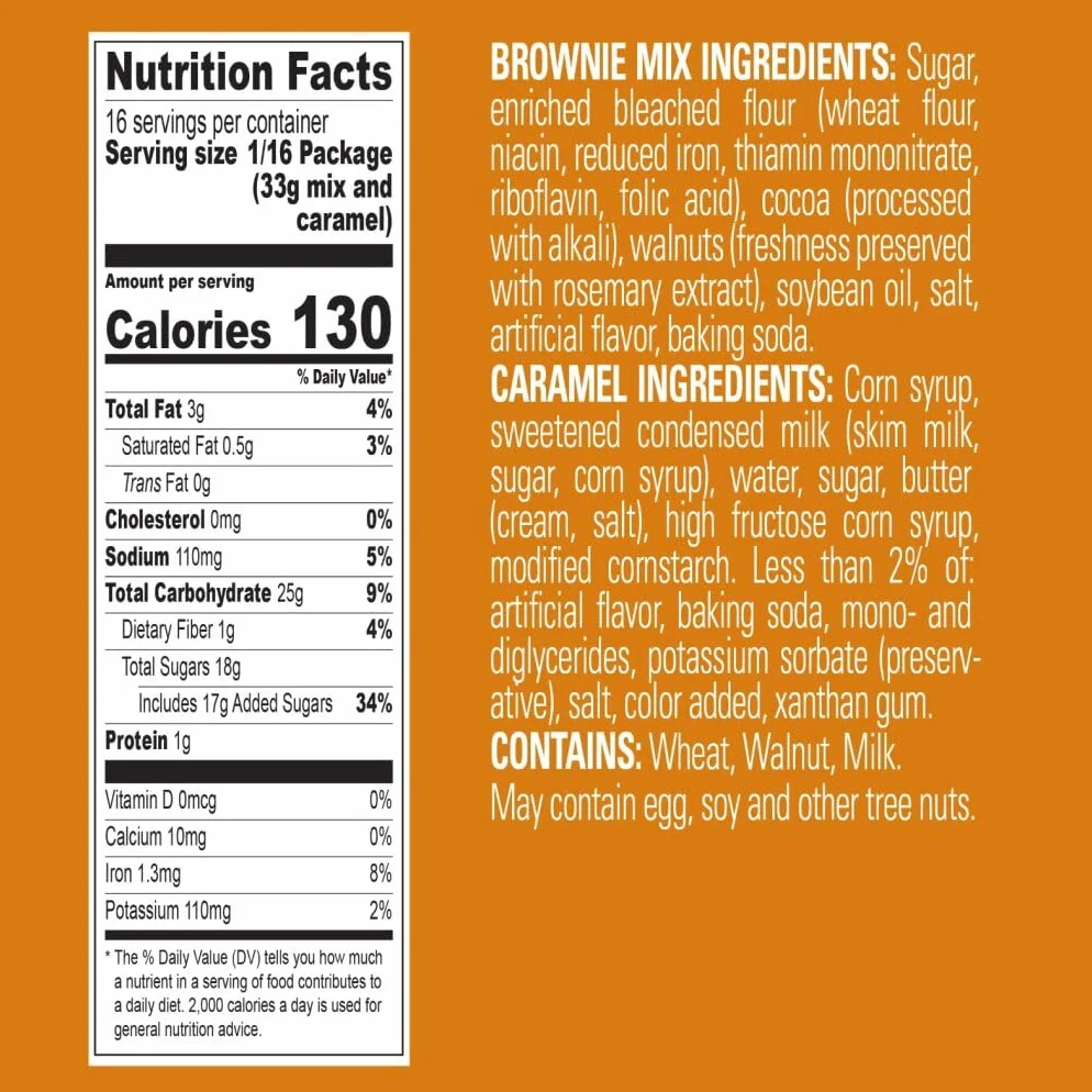 Ghiradelli Turtle Brownie Mix 18.5 oz