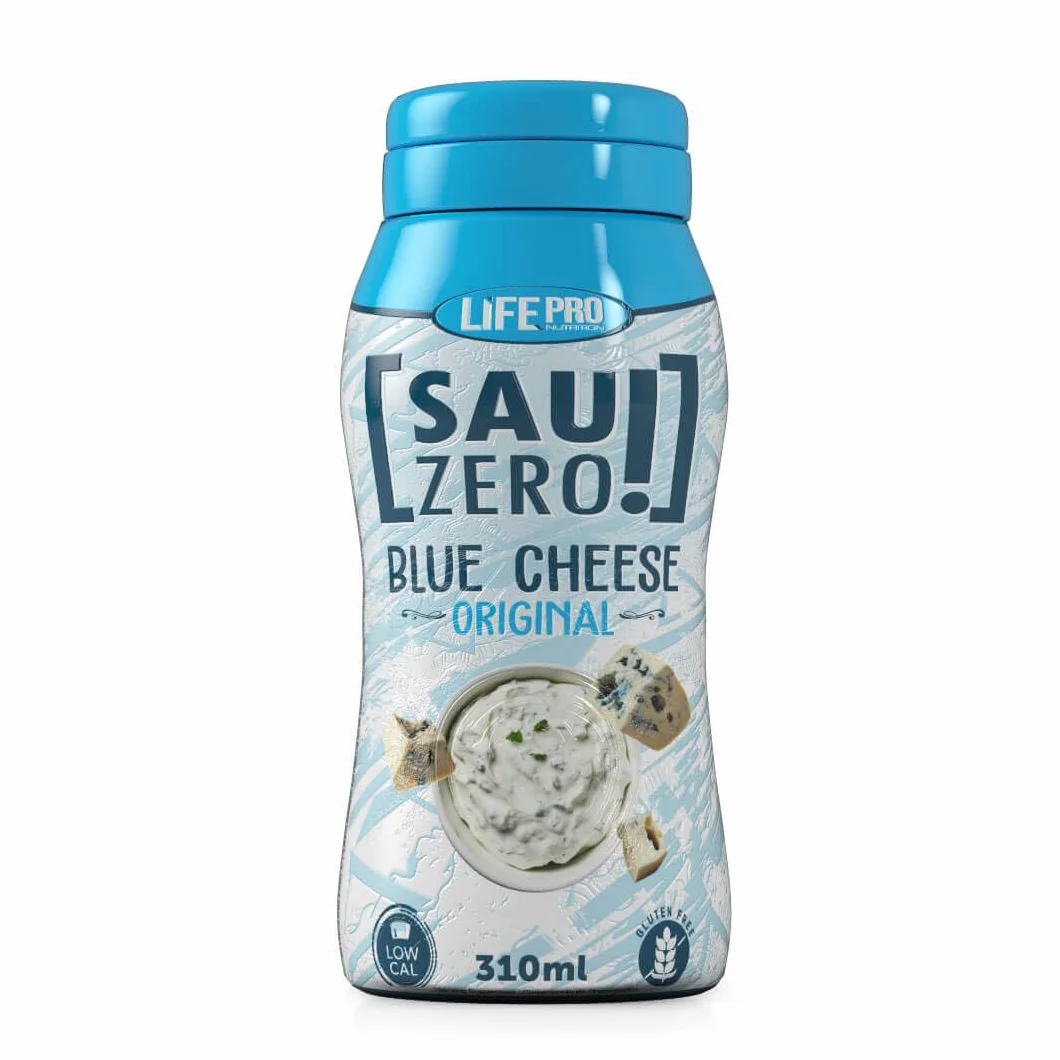 Sauzero Zero Calories Blue Cheese 310ml Salsa baja en calorías sin azúcares añadidos baja en grasas