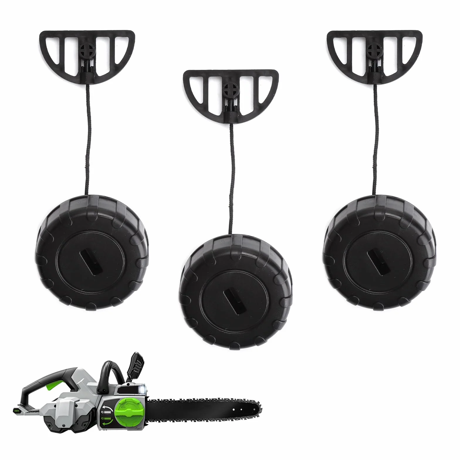 3 tapas de depósito y tapa de aceite para motosierras Stihl MS170 MS180 017 018, tapón de depósito de alta calidad y repuesto de tapa de aceite, accesorios Stihl duraderos para motosierra de