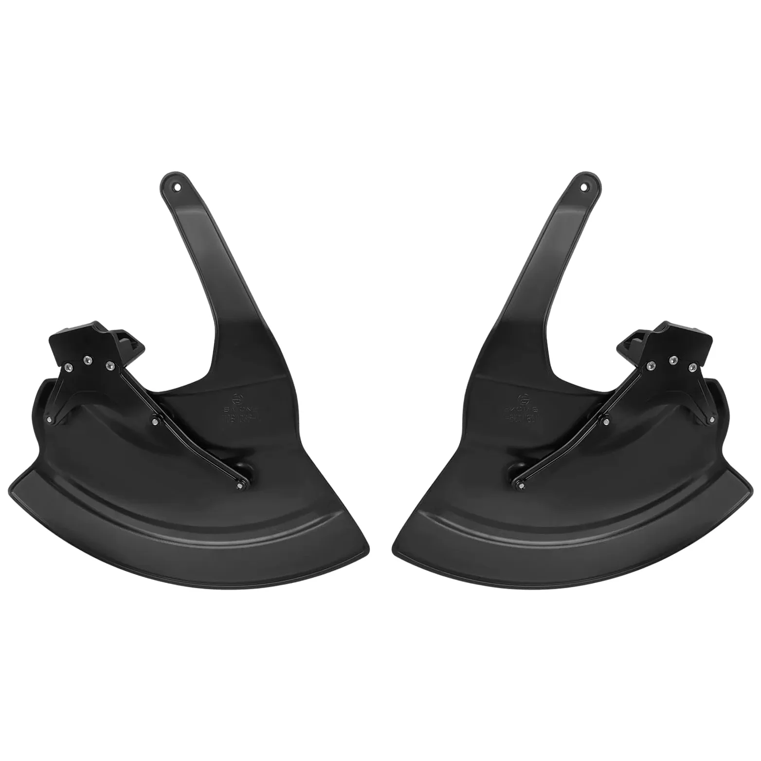 Compatible con Protector conducto Pinza de Freno Delantero | Dirige el aire fresco y evita obstrucciones por residuos(Glossy black)