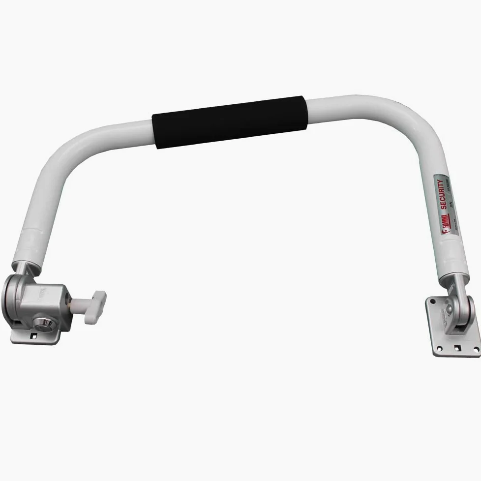 Fiamma Security 46 - Cerradura de seguridad para puerta de caravana, color blanco