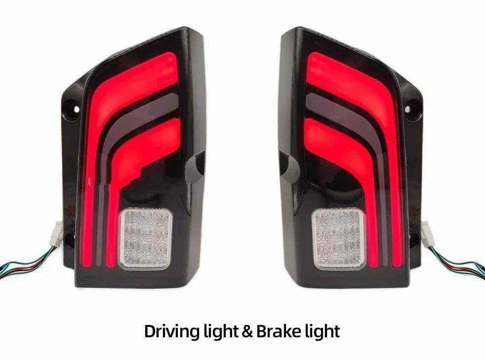 Piloto Trasero para Nissan para Pathfinder R51 2004-2010 2011 2012 2013 Luces Led Señal Giro Freno Lámpara Antiniebla Luz Trasera Coche Luces Cola (Color : A Pair)