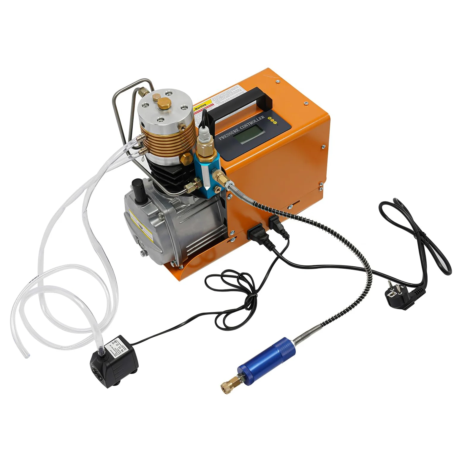 Compresor PCP Bomba de compresor de aire de 1800 W, compresor de aire de alta presión, bomba de aire de alta presión, bomba de compresor de 30 MPA, compresor de parada automática