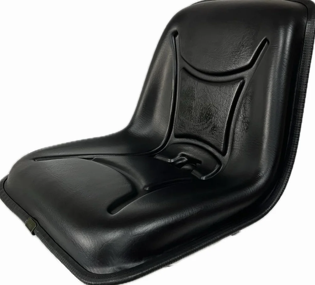 Asiento Cubeta para Tractor, Carro de Golf serie 460 en PVC Negro | Asiento Agrícola, Cortacésped, Tractor, Segadora, Carretilla Elevadora, Máquinas Agrícolas e Industriales