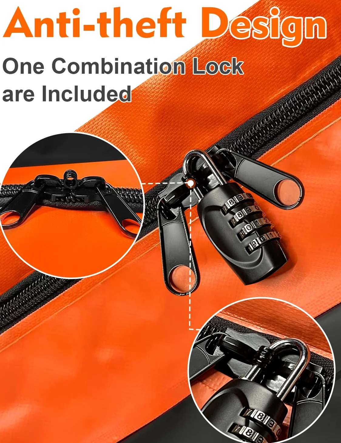 FIVKLEMNZ Bolsa de Techo para Techo de Coche, Impermeable, para Toda la Parte Superior del vehículo con/sin Estante, Incluye Alfombrilla Antideslizante + Correas reforzadas + 6 Ganchos de Puerta +