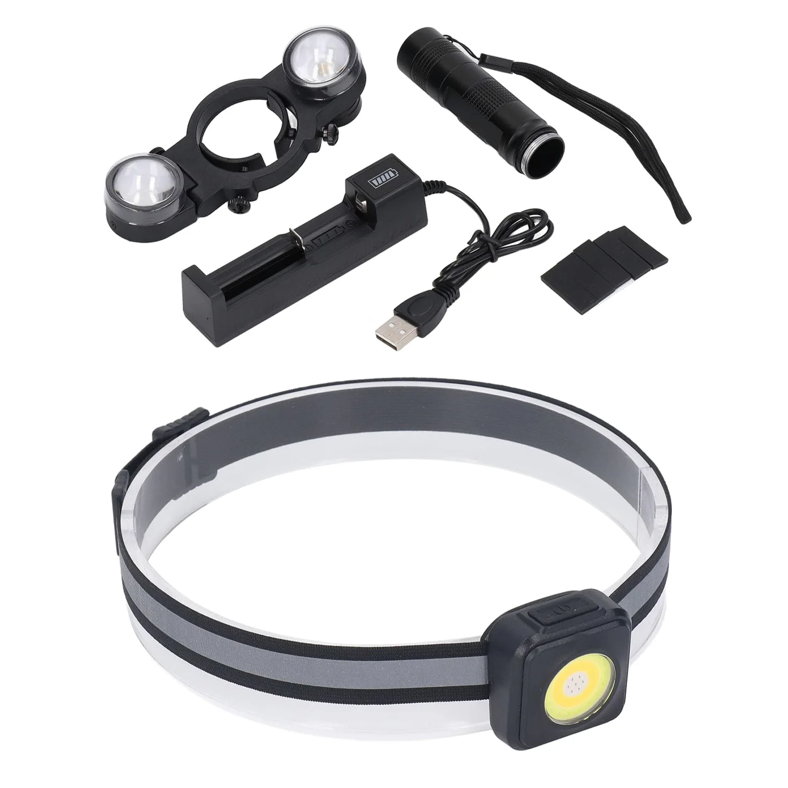Annadue Boquilla de Rociador de Pintura LED Ajustable Duradera y Luces para Maceta, Iluminación de Alto Brillo, Temperatura de Color Ajustable, para Mejorar la Eficiencia de Pulverización, Iluminación