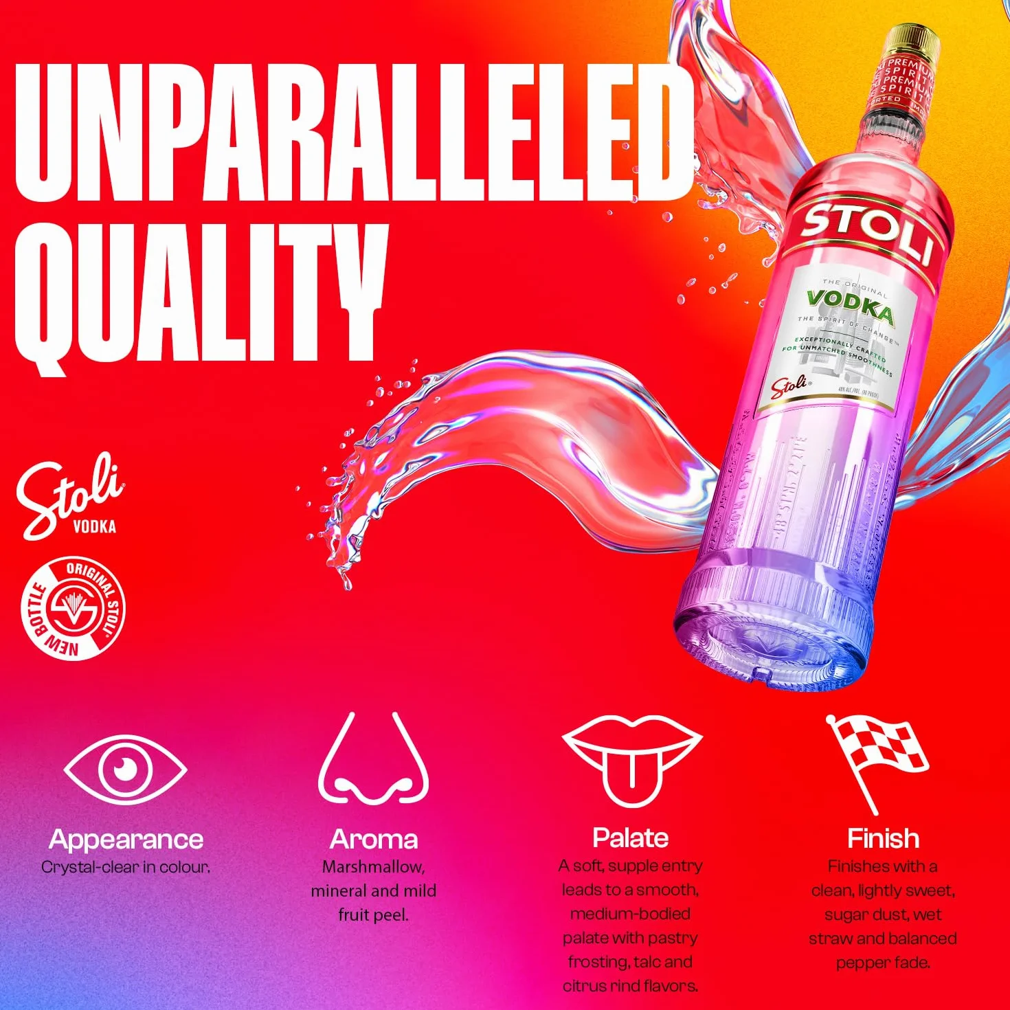 Stoli Vodka Premium 70 cl 40% Alcohol