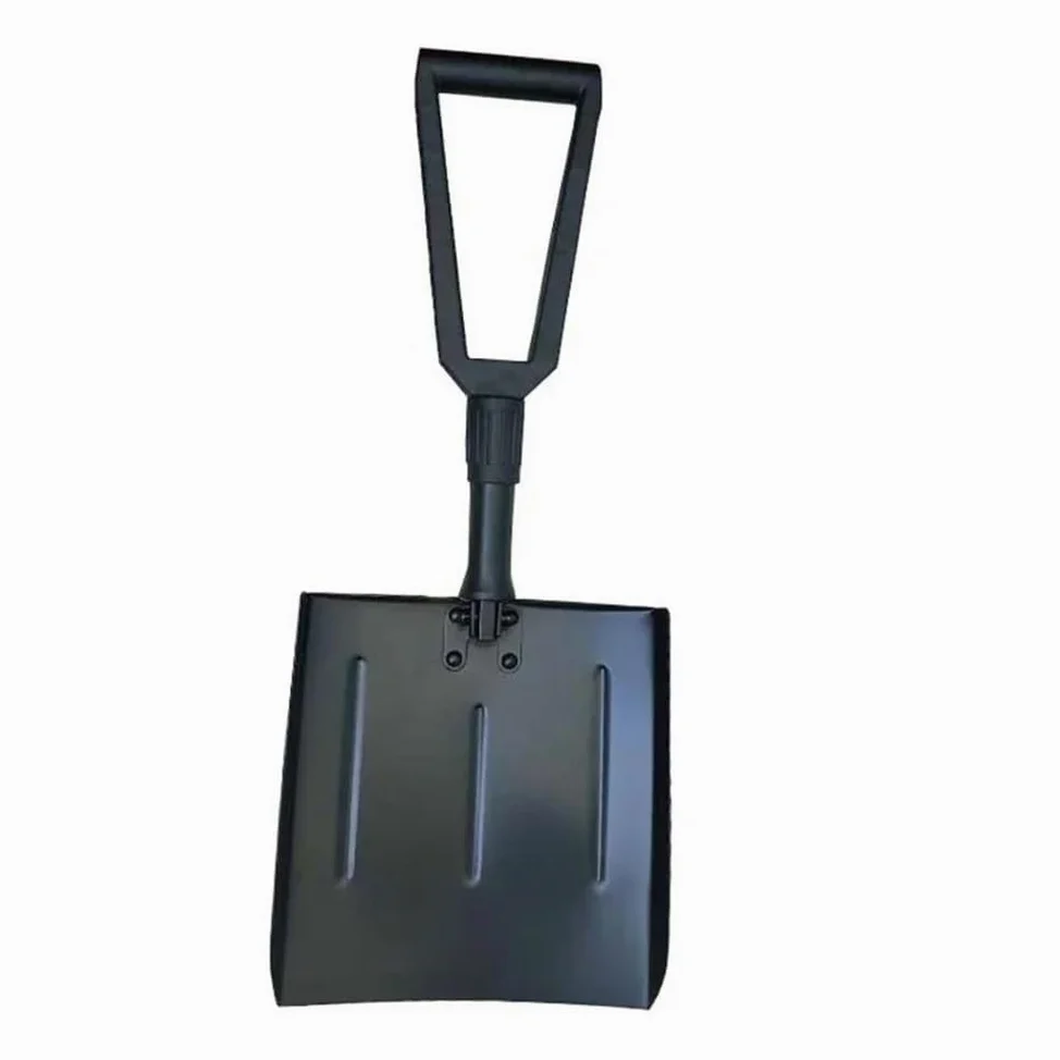 Rascador de hielo para coche Pala De Nieve De Emergencia Para Coche, Pala De Nieve Plegable Aluminio, Pala Utilitaria Deportiva Ligera Con Bolsa Para Coche Camping Al Aire Libre Rascadores de hielo pa