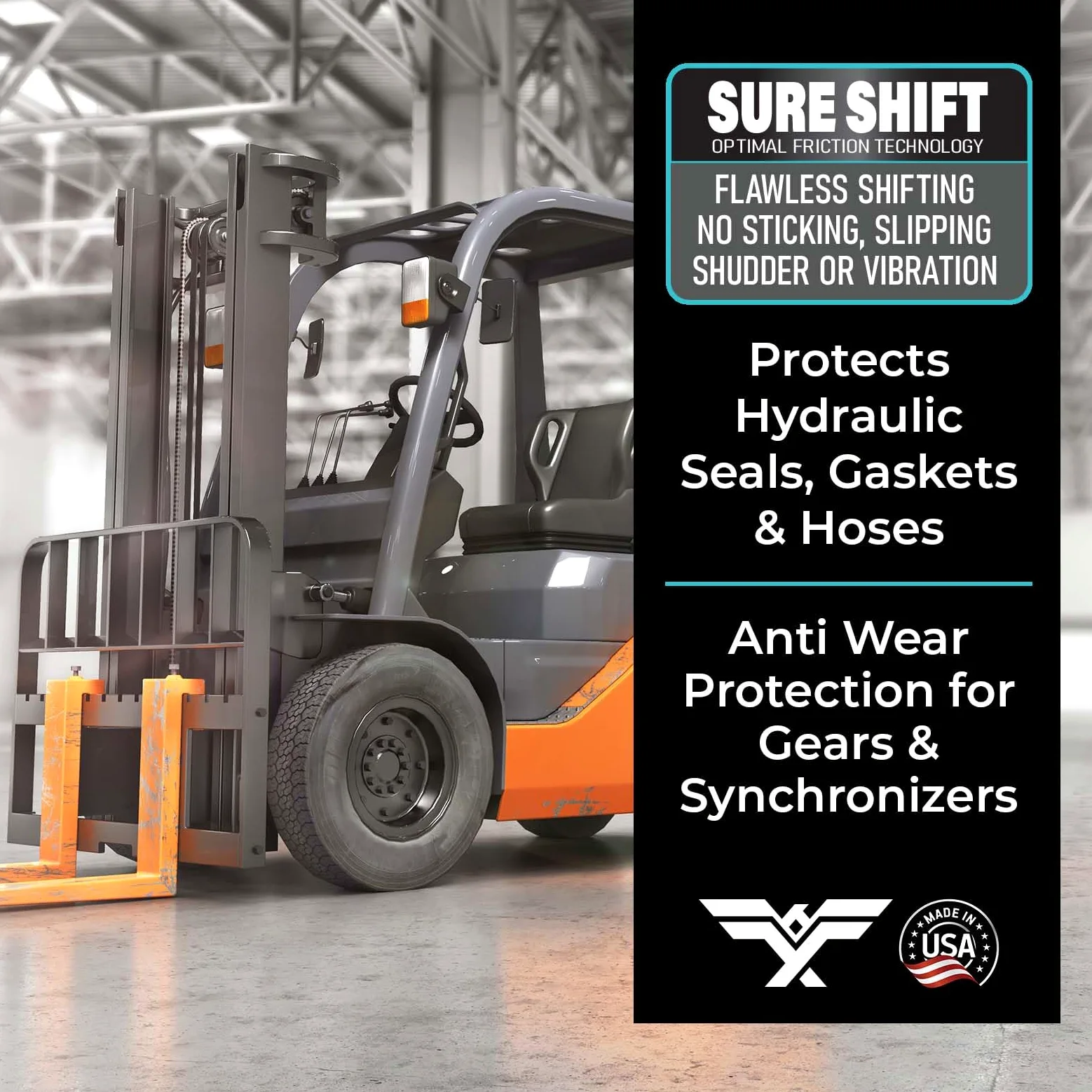 TRIAX Aceite hidráulico sintético multipropósito Forklift HTF 1 galón