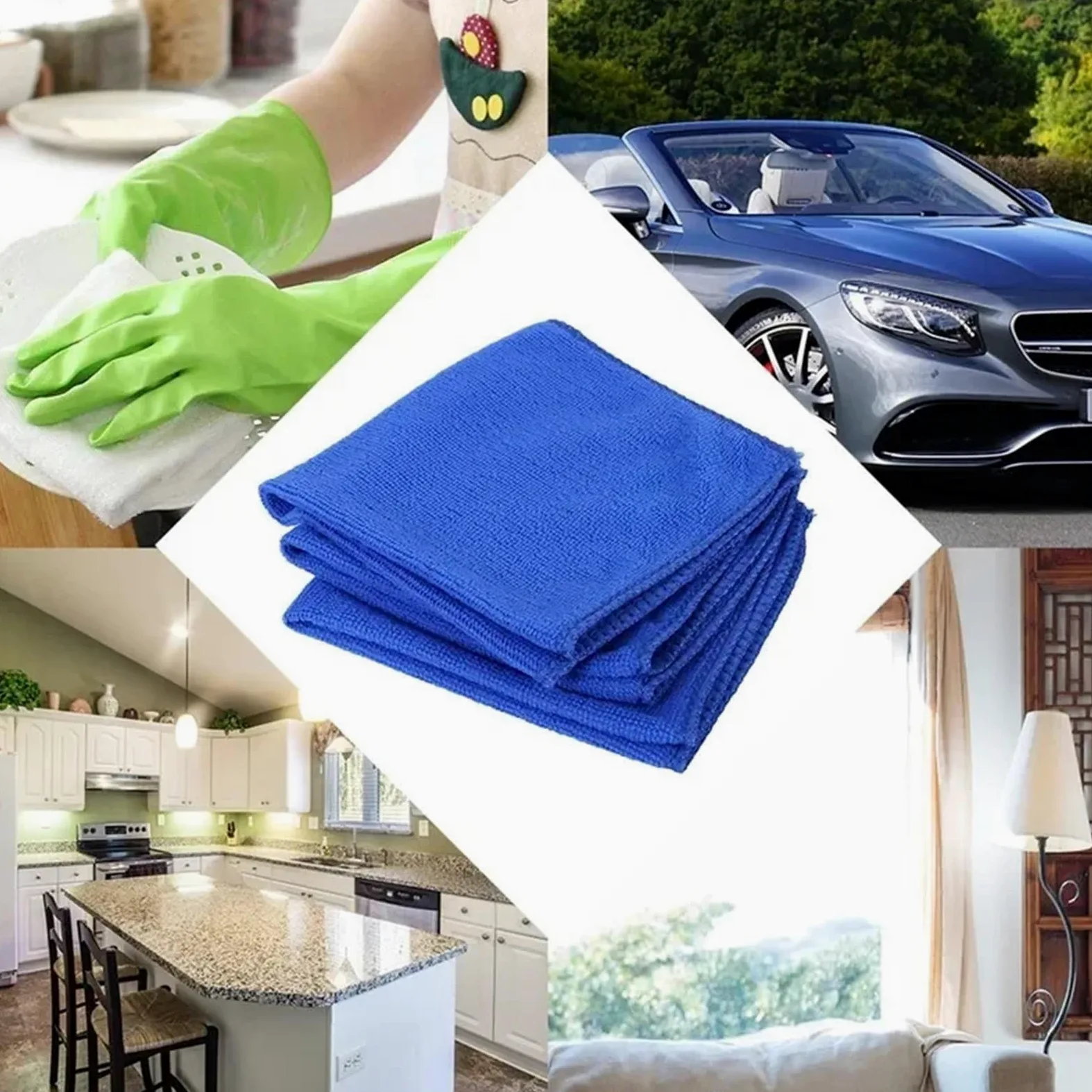 Toallas De Microfibra, Paño De Secado For Lavado De Coches, Paños De Limpieza For El Hogar, Herramientas De Limpieza Automática